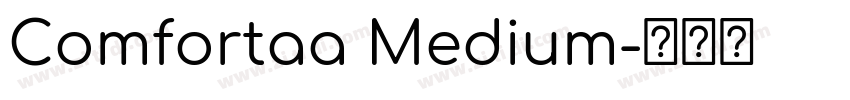 Comfortaa Medium字体转换